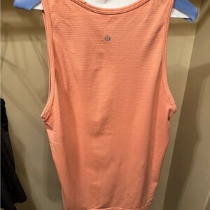 Lululemon orange sculpt tank - size 10. Like new!